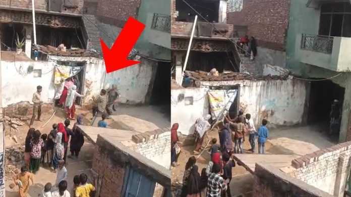 video:-मामूली-कहासुनी-पर-‘प्रचंड’-मारपीट,-घर-में-घुसकर-मारा;-लाठी-से-किया-हमला