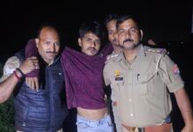 बलिया : पुलिस मुठभेड़ में तीन इनामी लुटेरे गिरफ्तार