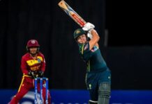 जॉर्जिया वोल के तूफानी शतक की बदौलत तीसरे टी 20 में ऑस्ट्रेलिया ने वेस्टइंडीज को 40 रन से हराया