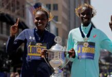 बोस्टन मैराथन 2026: खिताब बचाने उतरेगी जॉन कोरिर और शेरोन लोकेडी