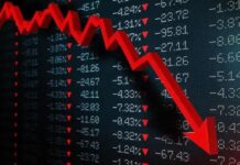 शेयर बाजार पर दबाव, सेंसेक्स और निफ्टी में गिरावट