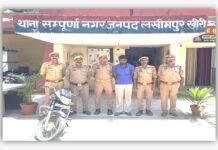 चोरी की मोटरसाइकिल नेपाल में बेचने वाले गिराेह का एक अपराधी गिरफ्तार