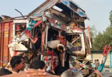 सुलतानपुर सड़क हादसे में ट्रक चालक की मौत