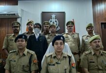 चाेरी की 11 माेटर साइकिलाें के साथ वाहन चाेर गिरफ्तार